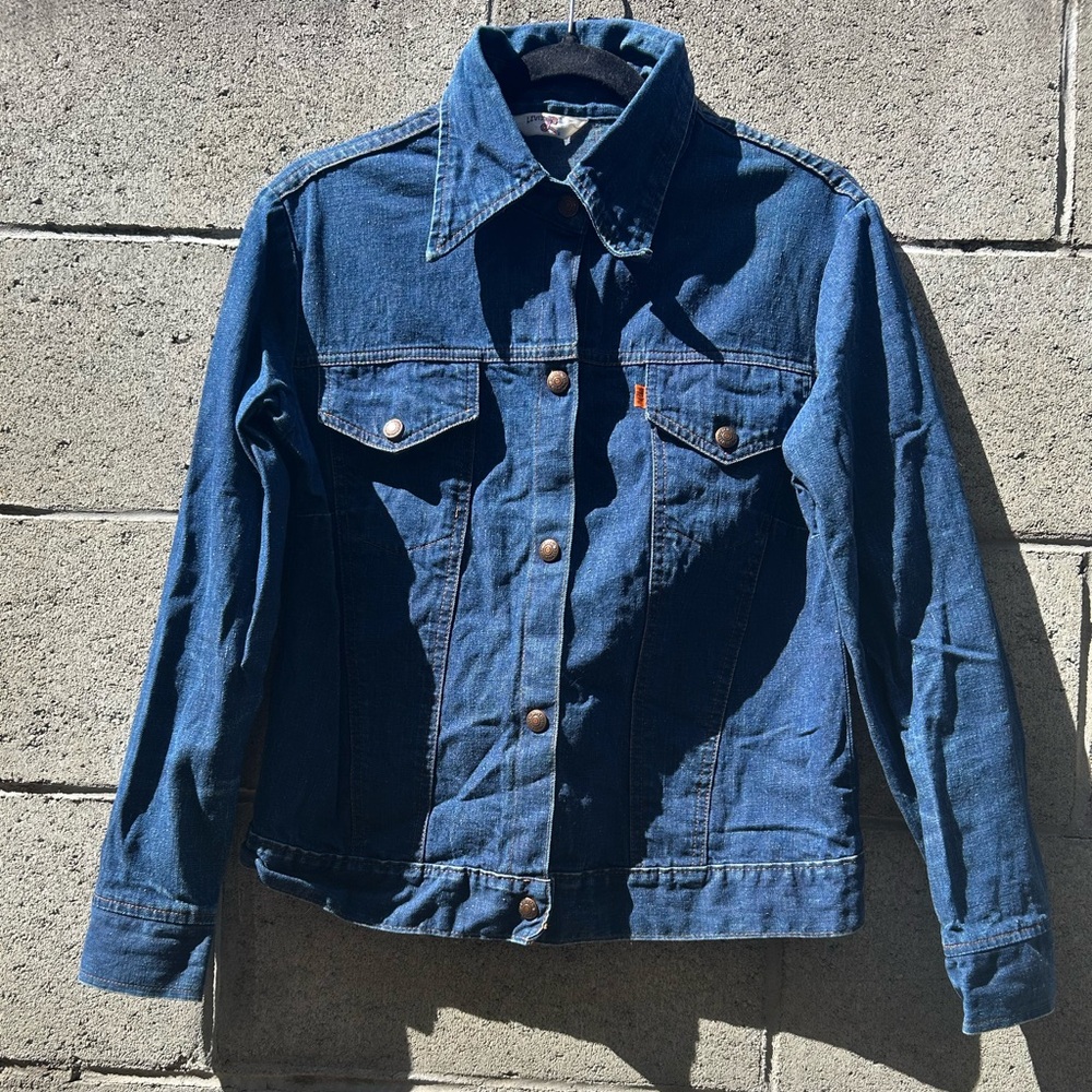 Levi's Women’s Blue Classic Vintage Orange Tab Jean Jacket Small